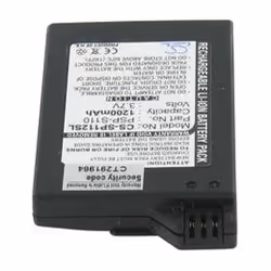 AboutBatteries 194211, Batteria, Nero, Bianco, Sony, Ioni di Litio, 1200 mAh, 3,7 V