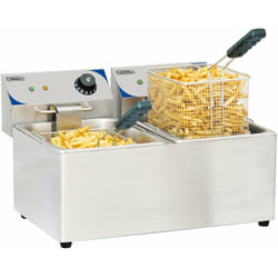 Casselin - CFE82 - Friggitrice elettrica 2 x 8 litri