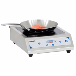 Casselin CPAI350A, Acciaio inox, Superficie piana, 34 cm, Piano cottura a induzione, Acciaio inox, 1 Fornello(i)
