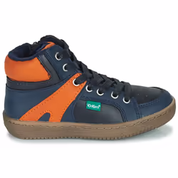 Scarpe bambini Kickers LOWELL Blu - 24 - Vista aggiuntiva 2