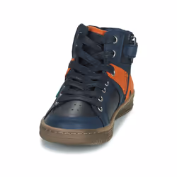 Scarpe bambini Kickers LOWELL Blu - 24 - Vista aggiuntiva 3
