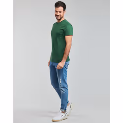 T-shirt & Polo Lacoste Logo 12 Tee Verde - 3 - Vista aggiuntiva 3