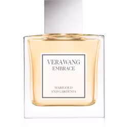 Lasciati avvolgere in un tenero incanto floreale per tutto il giorno. L’eau de toilette Vera Wang Marigold & Gardenia nascond ...