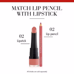 Bourjois Rouge velvet lipstick 2,4 g 02 Flaming`Rose Opaco - Vista aggiuntiva 8