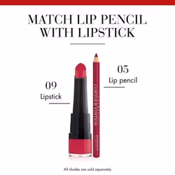 Bourjois Rouge velvet lipstick 2,4 g 09 Fuchsia Botté Opaco - Vista aggiuntiva 7
