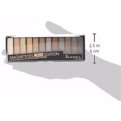 Rimmel Magnif’Eyes Shadow Palette, 001 Nude Edition - Vista aggiuntiva 4