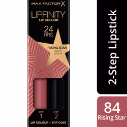 Max Factor Lipfinity Lip Colour Tinta Labbra Matte Lunga Durata e Gloss Idratante 84 Rising Star Makeup Sets - Vista aggiuntiva 5
