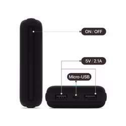 Altadif ALTPB10COMPBL batteria portatile 10000 mAh Nero - Vista aggiuntiva 5