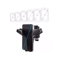 Altadif ALTAIRVTCAR supporto per personal communication Telefono cellulare/smartphone Nero - Vista aggiuntiva 4
