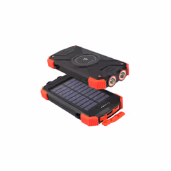 Altadif ALTPB10WIRLSOLAR batteria portatile 10000 mAh Carica wireless Nero, Rosso - Vista aggiuntiva 6