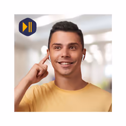 Altadif ALTWHEARB cuffia e auricolare Wireless In-ear Musica e Chiamate Bluetooth Bianco - Vista aggiuntiva 5