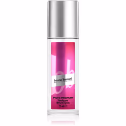 Trasforma i tuoi profumi in un ensemble armonico. Il deodorante Bruno Banani Pure Woman rilascia lo stesso aroma del tuo prof ...