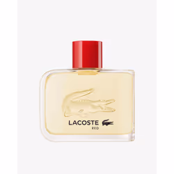 Lacoste Red 75ml, Uomo, 75 ml, Mela, Legno di cedro, Giacinto, Pino, Patchouli, Vetiver, Spray