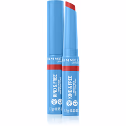 Goditi le labbra coperte da un velo colorato delicato e idratante! Il balsamo colorato labbra Rimmel Kind & Free si prende cu ...