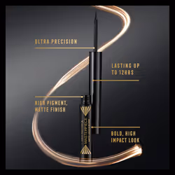 Max Factor Masterpiece Waterproof Matte Liquid Eyeliner 01 Black - Vista aggiuntiva 4