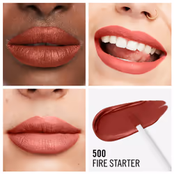 Rimmel Rosetto Liquido Lasting Mega Matte 500 Fire Starters 7.4 ml - Vista aggiuntiva 4