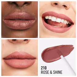 Rimmel Rosetto Liquido Lasting Mega Matte 210 Rose & Shine 7.4 ml - Vista aggiuntiva 4