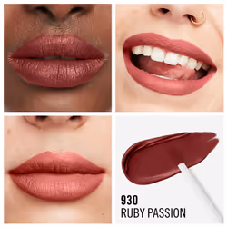 Rimmel Rosetto Liquido Lasting Mega Matte 930 Ruby Passion 7.4 ml - Vista aggiuntiva 4