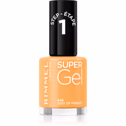 Il top coat in gel Rimmel Super Gel Step 1 dona alle tue unghie un aspetto professionale senza ricorrere a una lampada UV.