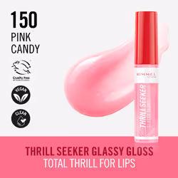 Rimmel Thrill Seeker Glassy Gloss 150 Pink Candy - Vista aggiuntiva 4