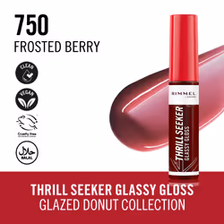 Rimmel Thrill Seeker Glassy Gloss 750 Frosted Berry - Vista aggiuntiva 3
