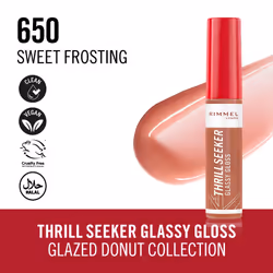 Rimmel Thrill Seeker Glassy Gloss 650 Sweet Frosting - Vista aggiuntiva 3