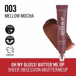 Rimmel Oh My Gloss! Butter Me Up 003 Mellow Mocha - Vista aggiuntiva 3