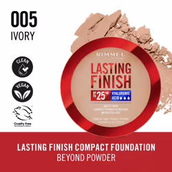 Rimmel Lasting Finish Fondotinta Compatto 25h 005 Ivory - Vista aggiuntiva 5