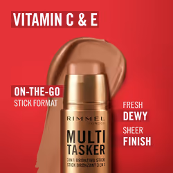 Rimmel Multi Tasker Bronzing Stick 3 in 1 002 Medium - Vista aggiuntiva 8