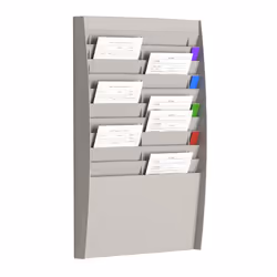 PaperFlow A4V2X10.01, Polistirolo, Grigio, Opaco, Rettangolo, 544 mm, 106 mm