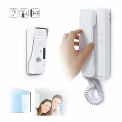 CARATTERISTICHE TECNICHE - 1 combinatore internoda fissare a parete (viti in dotazione), consegnato con 1 trasformatore 230Va ...