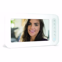 Videocitofono a 2 fili con schermo 7" per controllo accessi dal design curato. Garantisce tutte le funzioni di un videocitofo ...