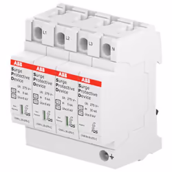 ABB scaricatore di sovratensione OVR T2+3 IMAX con le seguenti caratteristiche: Tensione AC nominale del sistema 230/400 V Te ...