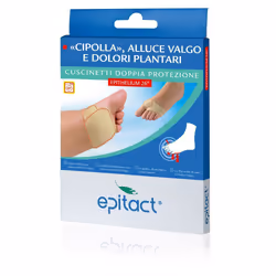 Epitact Cuscinetti Doppia Protezione con Ephitelium 26 è adatto per prevenire e alleviare i dolori sotto l'avampiede, duroni, ...