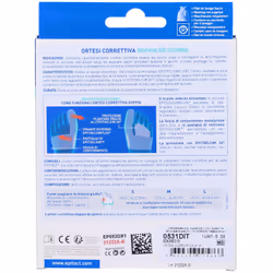 Epitact Ortesi Correttiva Doppia Protezione Alluce Valgo Destro Taglia S