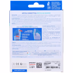 Epitact Ortesi Correttiva Doppia Protezione Alluce Valgo Sinistro Taglia S