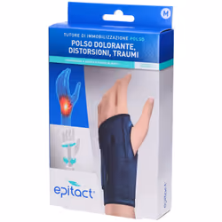 Immobilizza e allevia il dolore al polso.