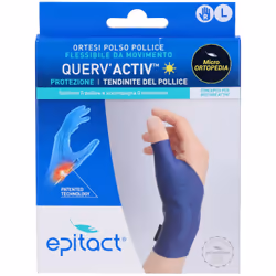 Tutore Polso/Pollice Epitact Querv'activ: ortesi flessibile per tenosinovite di De Quervain e tendinite. Limita micro-movimen ...