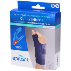 Epitact Ortesi Polso Pollice Rigida da Riposo QUERV´IMMO Mano Destra Taglia S 1 pz Bendaggio/i