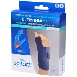 Epitact Ortesi Polso Pollice Rigida da Riposo QUERV´IMMO Mano Destra Taglia L 1 pz Bendaggio/i