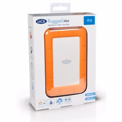 LaCie Rugged Mini disco rigido esterno 4 TB 5400 Giri/min Micro-USB B 3.2 Gen 1 (3.1 Gen 1) Arancione - Vista aggiuntiva 8