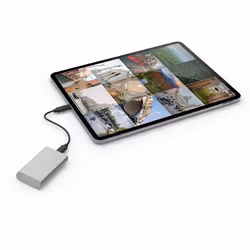LaCie STKS1000400 unità esterna a stato solido Tecnologia Thunderbolt 1 TB USB tipo-C 3.2 Gen 2 (3.1 Gen 2) Argento - Vista aggiuntiva 5