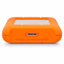 LaCie Rugged Mini disco rigido esterno 1 TB 5400 Giri/min 2.5" Micro-USB B 3.2 Gen 1 (3.1 Gen 1) Arancione, Argento - Vista aggiuntiva 6
