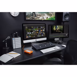 LaCie Rugged Secure disco rigido esterno 2 TB 2.5" USB tipo-C 3.2 Gen 1 (3.1 Gen 1) Arancione, Bianco - Vista aggiuntiva 8