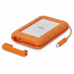 LaCie Rugged USB-C disco rigido esterno 5 TB USB tipo-C 3.2 Gen 1 (3.1 Gen 1) Grigio, Giallo - Vista aggiuntiva 4