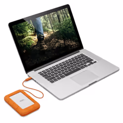 LaCie Rugged USB-C disco rigido esterno 5 TB USB tipo-C 3.2 Gen 1 (3.1 Gen 1) Grigio, Giallo - Vista aggiuntiva 8