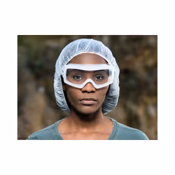 Bolle COVERALL AUTOCLAVE Occhialini di sicurezza PVC, Gomma termoplastica (TPR) Grigio, Bianco