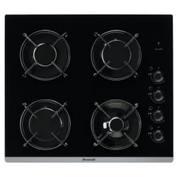 Brandt BPG6413B piano cottura Nero Da incasso Gas 4 Fornello(i)
