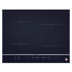 De Dietrich DPI7670X, Nero, Da incasso, Piano cottura a induzione, Vetro-ceramica, 4 Fornello(i), 4 Fornello(i)