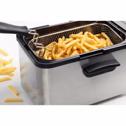 Brandt FRI3200 friggitrice Singolo 3,2 L Indipendente 2200 W Nero, Argento